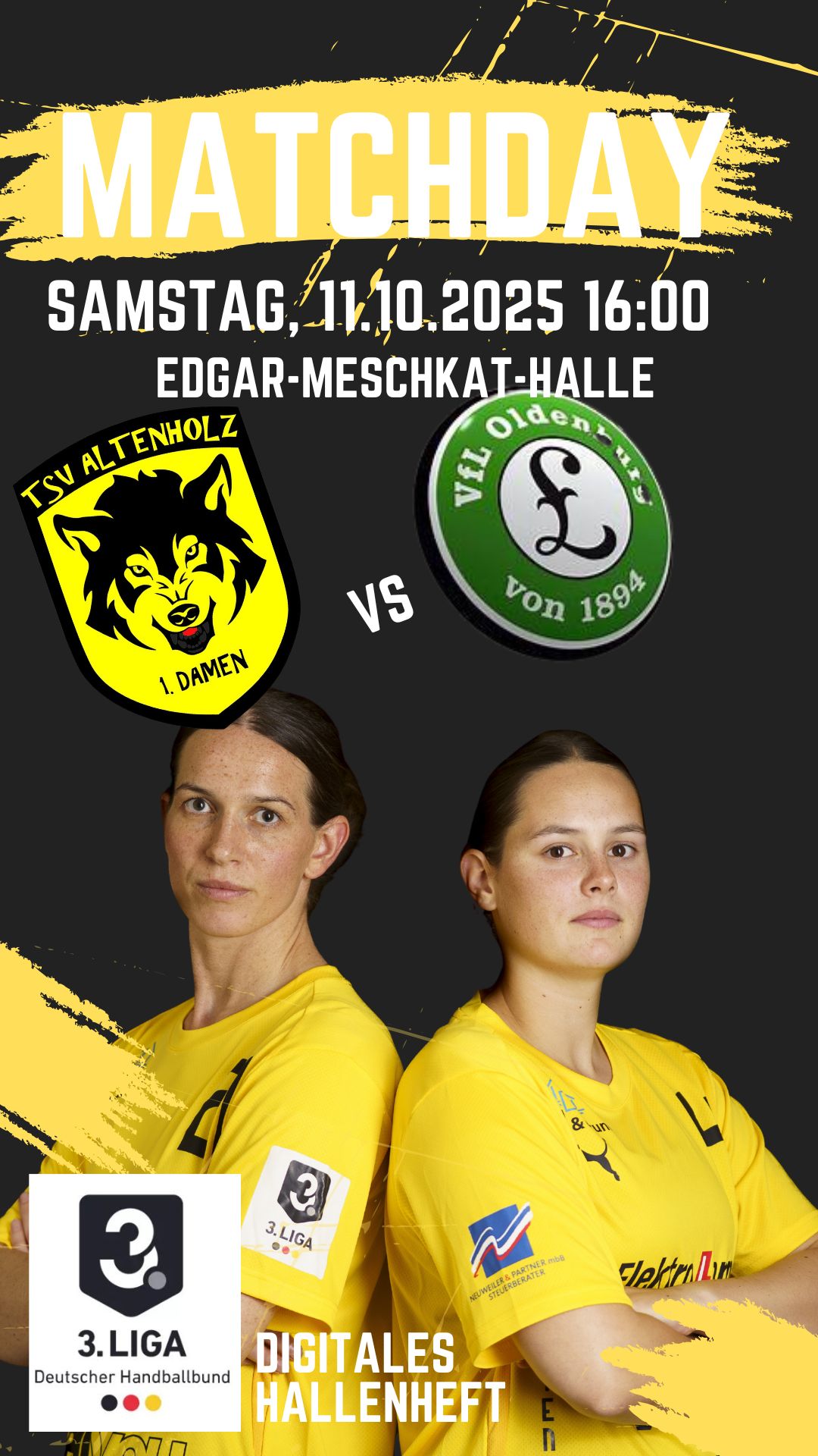 Deckballt Hallenheft vs Oldenburg